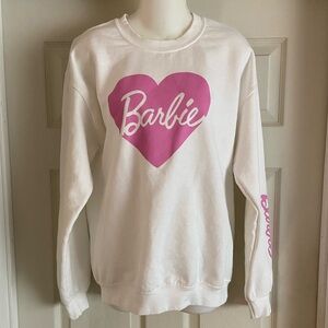 White Barbie sweatshirt